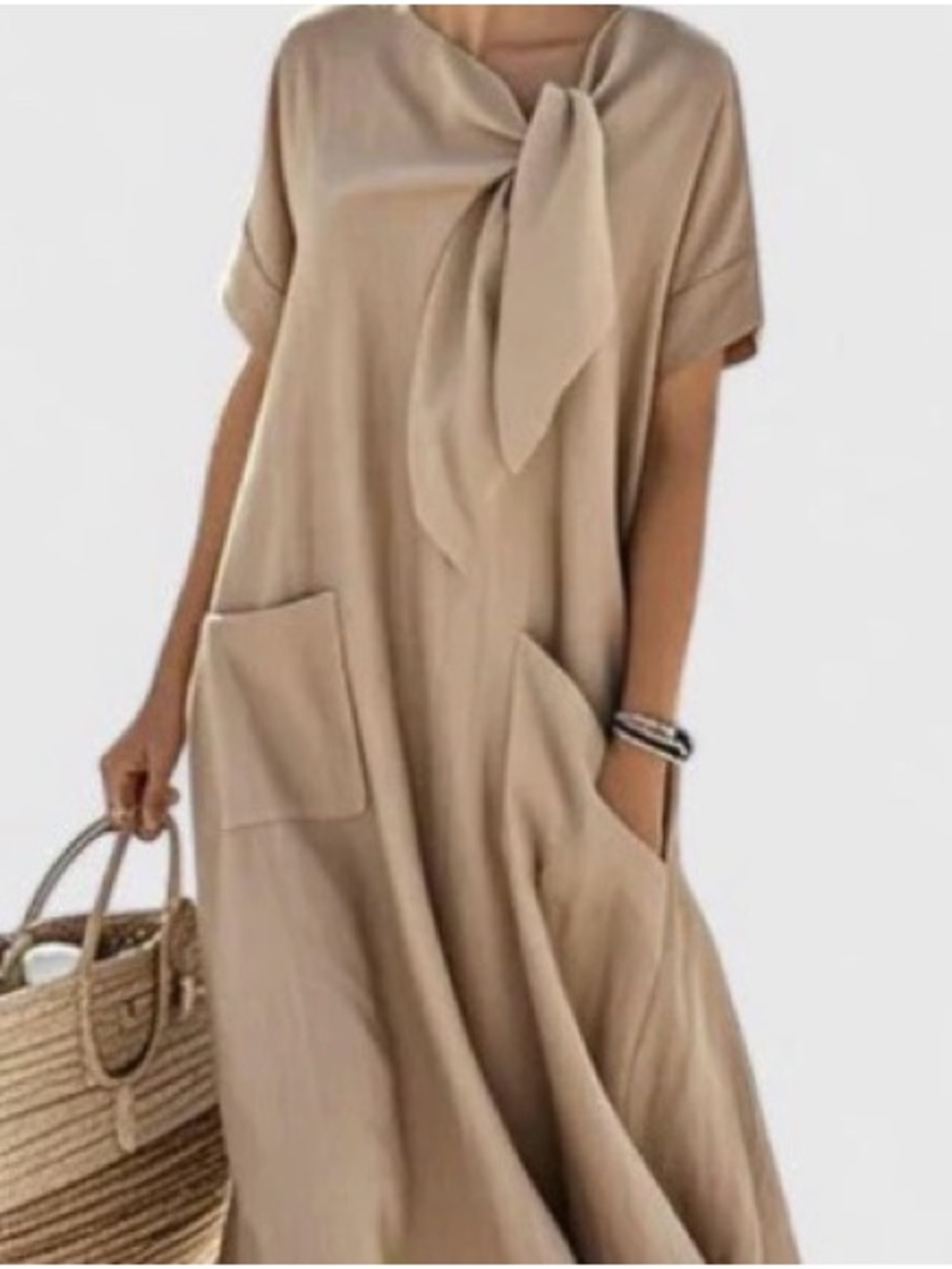 Front pocket midi dress new in bag